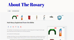 Desktop Screenshot of abouttherosary.com